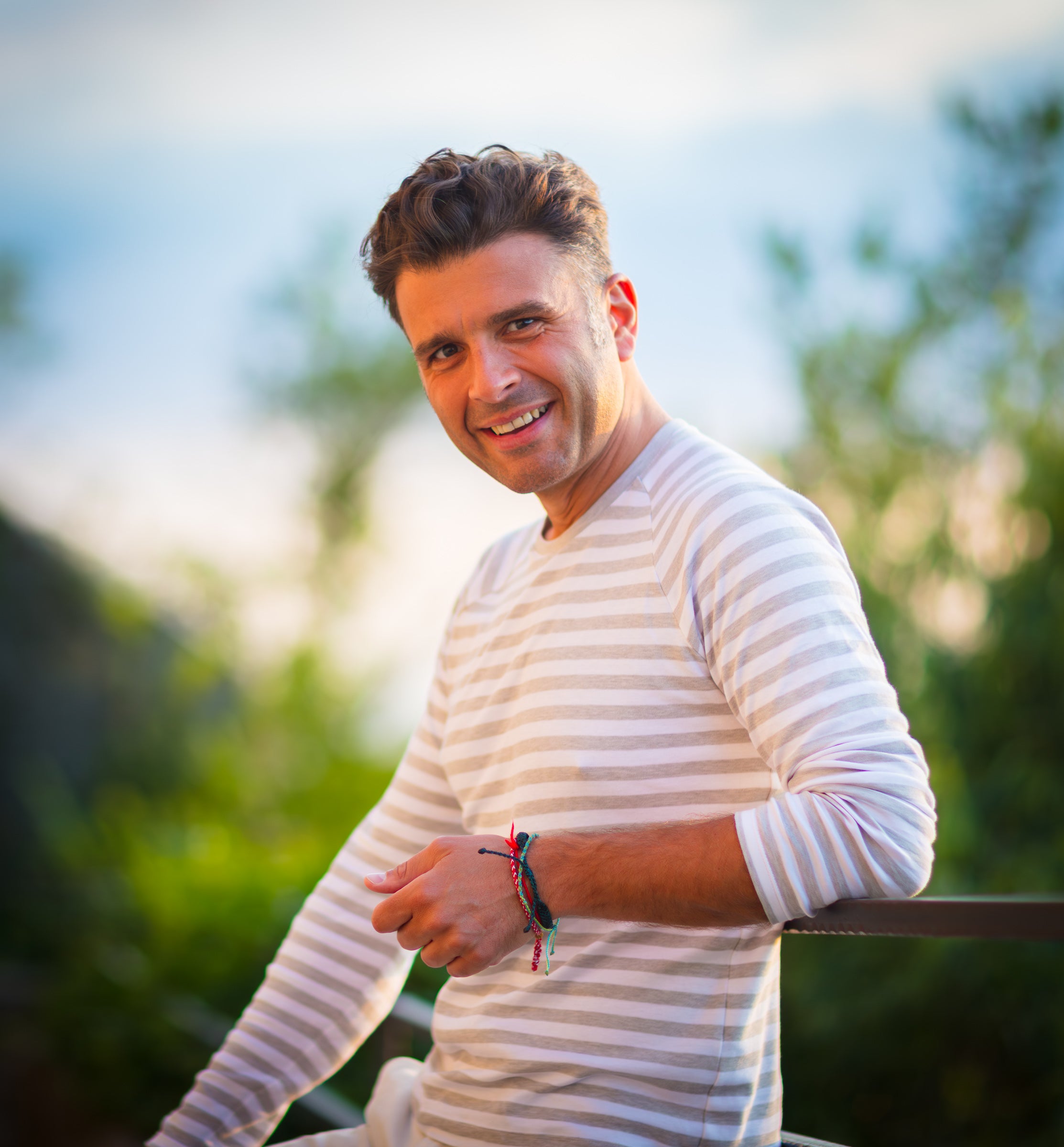 Krasimir Ganchev, master landscape photographer, at sunset.